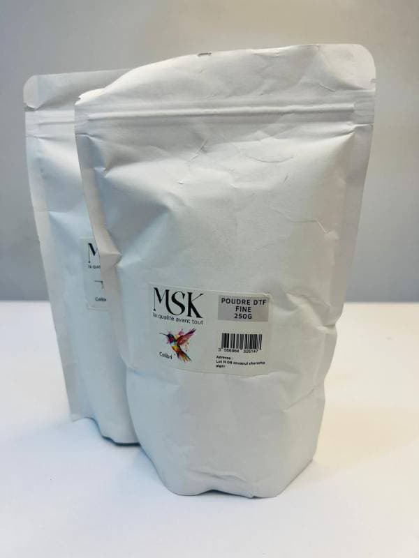 compatible Poudre DTF – 250g Blanc