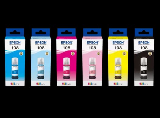 epson original Encre 108 Pack 6 Couleurs Original